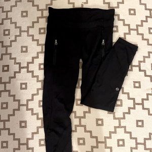 Lululemon Black Mesh Leggings, 4